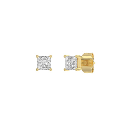 14K Yellow Gold, angled view