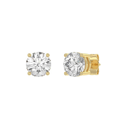 14K Yellow Gold, angled view