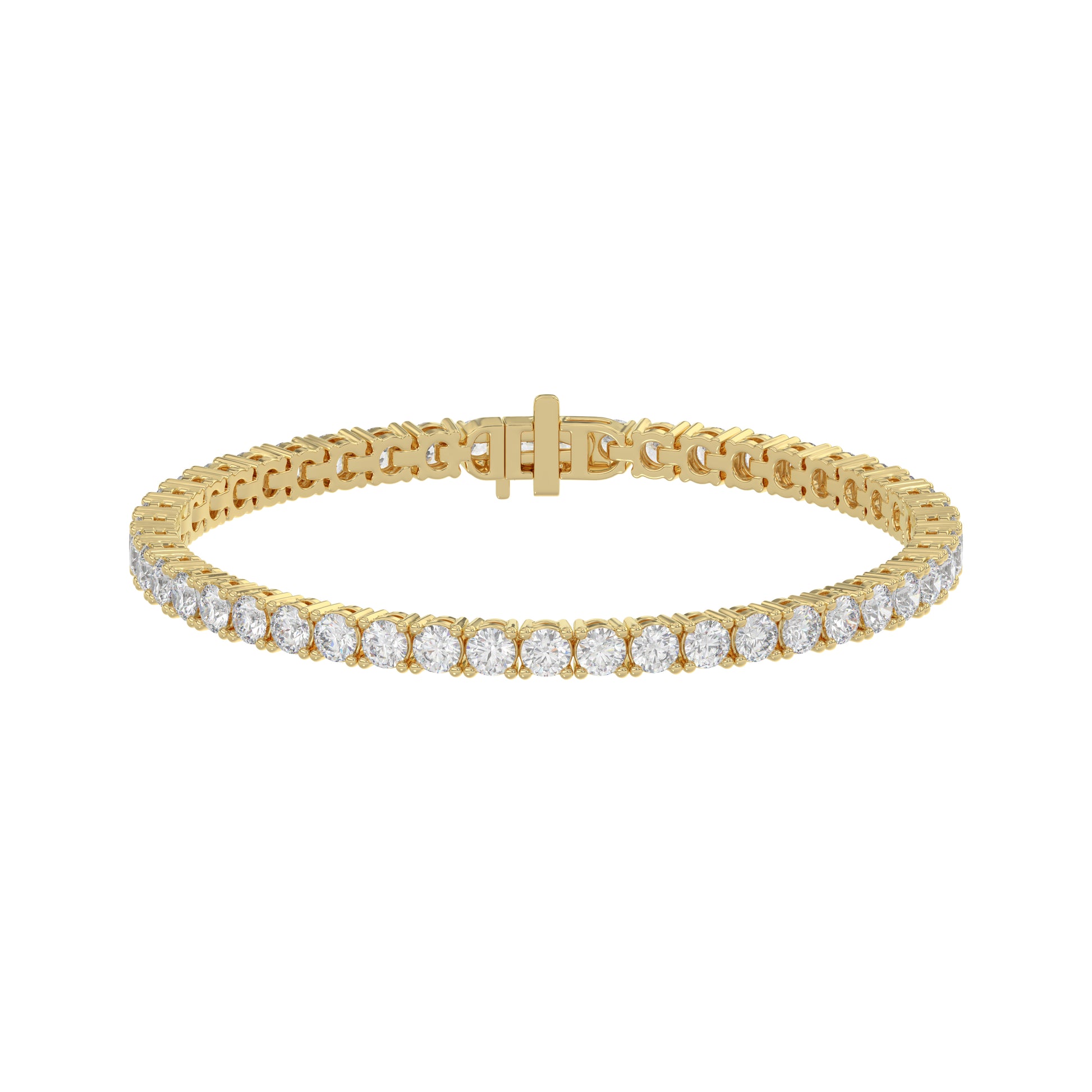 14K Yellow Gold, angled view