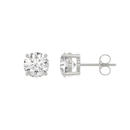 14K White Gold, flat view
