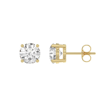 14K Yellow Gold, flat view