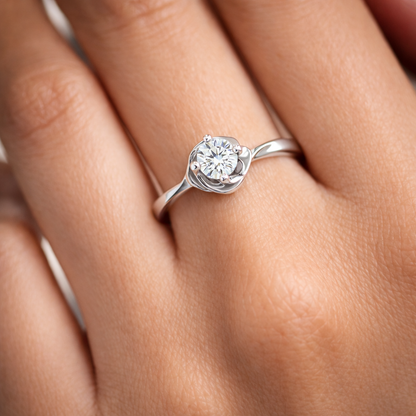 Годежен пръстен с диамант 0.25 ct GIA – цени от производител