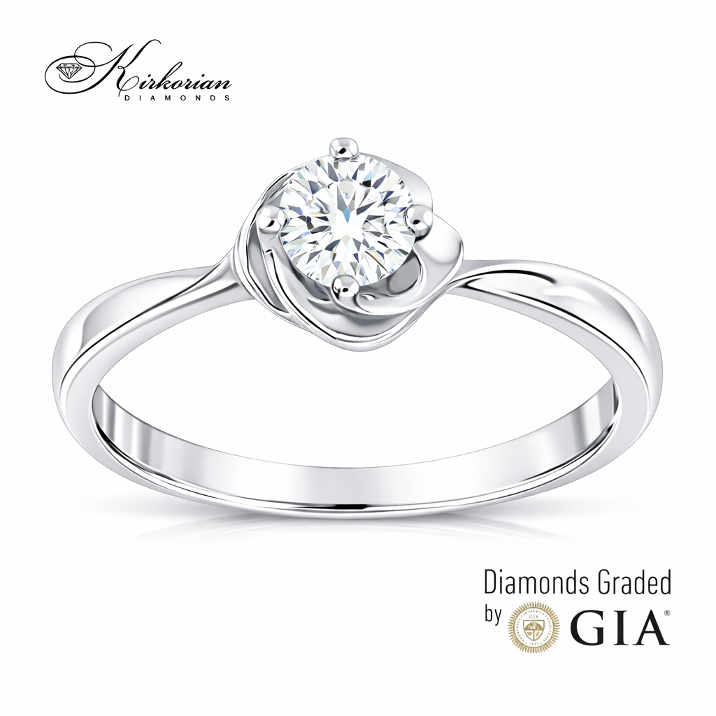Годежен пръстен с диамант 0.25 ct GIA – цени от производител