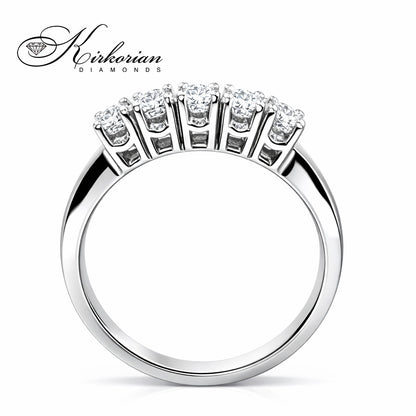Пръстен от бяло или жълто злато 14k с диаманти 0.52ct – модел K607