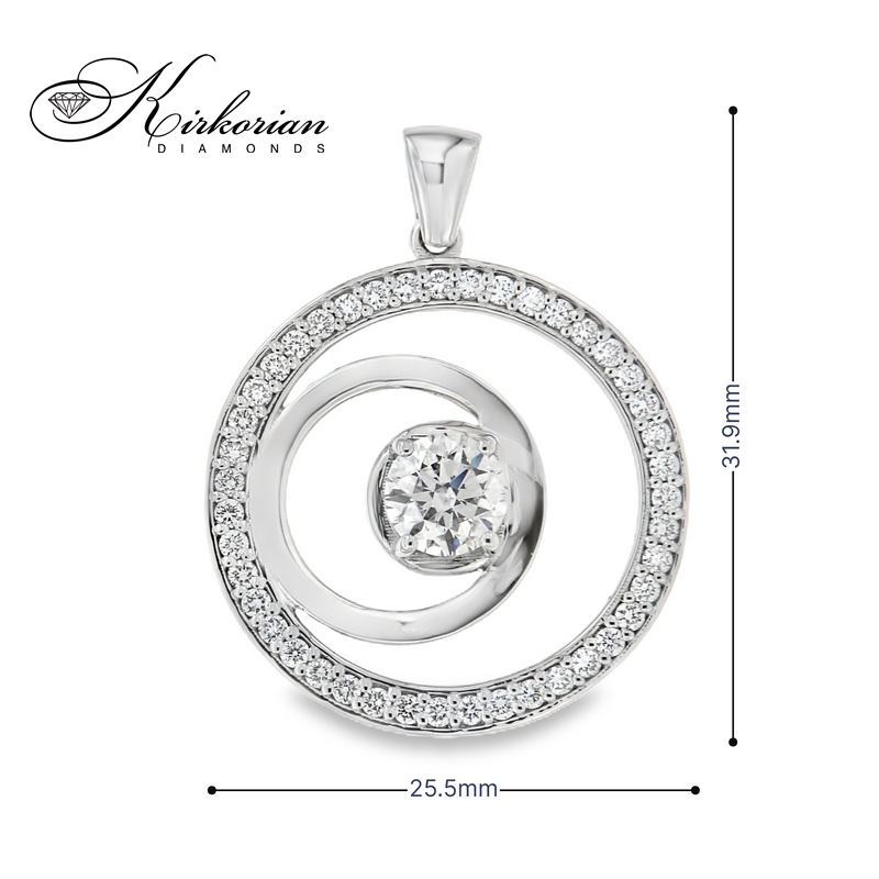 Колие с Lab Grown диаманти 1.67ct | Бяло злато 14k | IGI сертификат – LGK644
