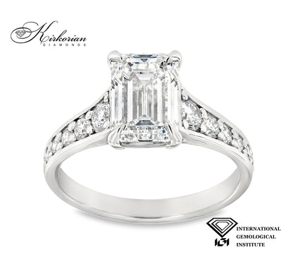 Годежен пръстен с Lab Grown диамант 3.60ct | Бяло злато 14k | IGI сертификат – LG658