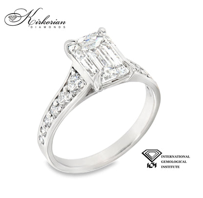 Годежен пръстен с Lab Grown диамант 3.60ct | Бяло злато 14k | IGI сертификат – LG658