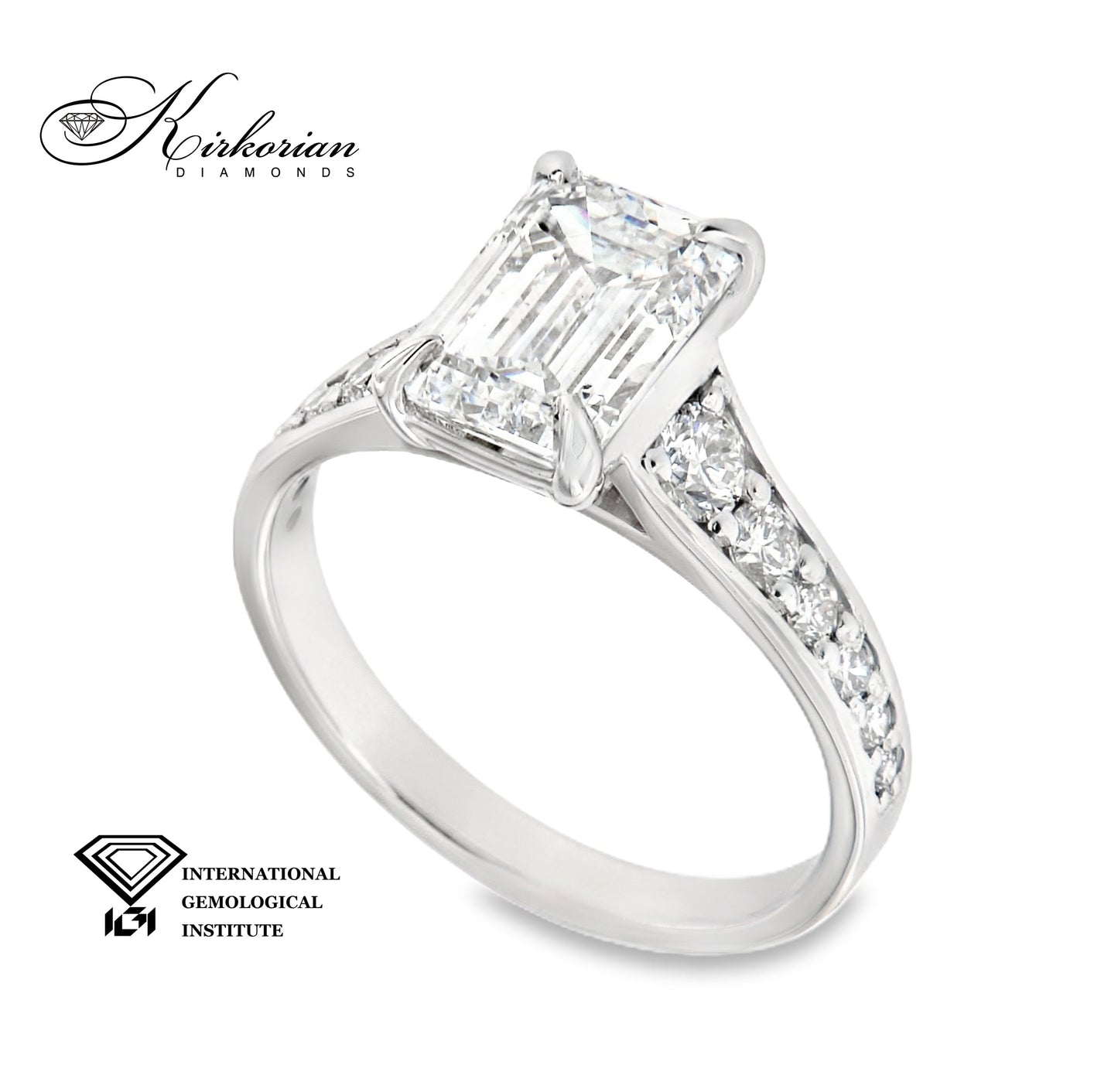 Годежен пръстен с Lab Grown диамант 3.60ct | Бяло злато 14k | IGI сертификат – LG658