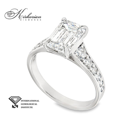 Годежен пръстен с Lab Grown диамант 3.60ct | Бяло злато 14k | IGI сертификат – LG658