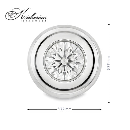 Висулка от бяло злато 18k с диамант 0.05ct – модел RN241 | Kirkorian Diamonds