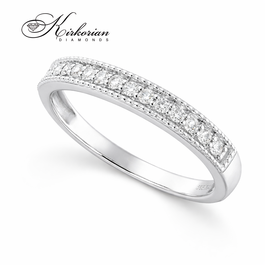 Пръстен от бяло злато 18k с диаманти 0.19ct – модел RN41A