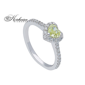 Годежен пръстен бяло злато 18к с диаманти 0.89 карата код:S265433 
