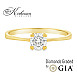 Годежен пръстен от жълто злато 14k с диамант 0.40ct GIA F/VS2 K334B Годежен пръстен от жълто злато 14k с диамант 0.40ct GIA F/VS2 K334B