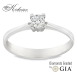 Класически годежен пръстен с GIA диамант 0.25 ct – бяло злато 14К | Цени от производител