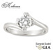 Елегантен годежен пръстен от бяло злато 14k с диамант 0.40ct GIA – модел K593A Елегантен годежен пръстен от бяло злато 14k с диамант 0.40ct GIA – модел K593A