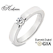 Годежен пръстен от бяло злато 14k с диамант 0.30ct D/VVS2 – GIA сертификат – K595