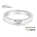 Годежен пръстен от бяло злато 14k с диамант 0.30ct D/VVS2 – GIA сертификат – K595