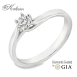 Годежен пръстен от бяло злато 14к с диамант 0.30ct – GIA сертификат – код K615
