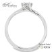 Годежен пръстен от бяло злато 14к с диамант 0.30ct – GIA сертификат – код K615