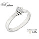 Годежен пръстен с диамант GIA 0.25 ct – злато 14К (бяло или жълто) | Цени от производител