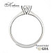Годежен пръстен от бяло злато 14К с диамант GIA 0.70 ct – класически солитър от Kirkorian Diamonds