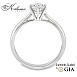 Класически годежен пръстен от бяло злато с диамант 0.50ct GIA – модел K631 Класически годежен пръстен от бяло злато с диамант 0.50ct GIA – модел K631