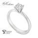 Класически годежен пръстен от бяло злато 14k с диамант 0.50ct IGI сертификат K635