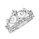 Пръстен корона с диаманти 0.32 ct от бяло злато 14К – модел RN437
