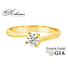 Годежен пръстен с диамант 0.30ct GIA от жълто злато 14к – модел G368