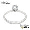 Годежен пръстен от бяло злато 14k с диамант 0.40ct GIA E/VVS1 K334 Годежен пръстен от бяло злато 14k с диамант 0.40ct GIA E/VVS1 K334
