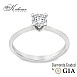 Годежен пръстен от бяло злато 14k с диамант 0.40ct GIA E/VVS1 K334 Годежен пръстен от бяло злато 14k с диамант 0.40ct GIA E/VVS1 K334