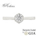 Годежен пръстен с диамант 0.30ct GIA от бяло злато 14к – модел K377