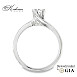 Класически годежен пръстен от бяло злато 18k с диамант 0.30ct GIA сертификат K629 Класически годежен пръстен от бяло злато 18k с диамант 0.30ct GIA сертификат K629