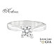 Елегантен годежен пръстен от бяло злато 18k с диамант 0.50ct E/VS2 GIA – код K649