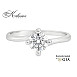 Уникален годежен пръстен от бяло злато 14k с диамант 0.80ct GIA – модел K650