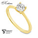 Изискан годежен пръстен от жълто злато 14k с диамант 0.50ct H VS1 IGI – модел K654B Изискан годежен пръстен от жълто злато 14k с диамант 0.50ct H VS1 IGI – модел K654B