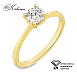 Изискан годежен пръстен от жълто злато 14k с диамант 0.50ct H VS1 IGI – модел K654B Изискан годежен пръстен от жълто злато 14k с диамант 0.50ct H VS1 IGI – модел K654B