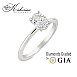 Годежен пръстен от бяло злато 14К с диамант 0.70 ct GIA – Овал VS2 | Цени от производител