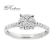 Годежен пръстен от бяло злато 18k с диамант 0.50ct – модел RN135