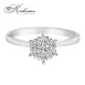 Годежен пръстен от бяло злато 18к с диаманти 0.33ct – код RN141