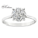 Годежен пръстен от бяло злато 18к с диаманти 0.50ct – код RN217