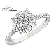 Годежен пръстен от бяло злато 18k с диаманти 0.75ct KD сертификат RN220 Годежен пръстен от бяло злато 18k с диаманти 0.75ct KD сертификат RN220