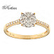 Годежен пръстен 18к. жълто злато диаманти 0.40 карата код:RN35A