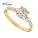 Годежен пръстен 18к. жълто злато диаманти 0.40 карата код:RN35A