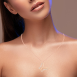 Колие пеперуда розово злато 18к с диаманти 0.06ct – Код S203550 | Kirkorian Diamonds