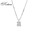Класическо колие с един диамант 0.12 карата бяло злато 18к – Код S205005 | Kirkorian Diamonds Класическо колие с един диамант 0.12 карата бяло злато 18к – Код S205005 | Kirkorian Diamonds