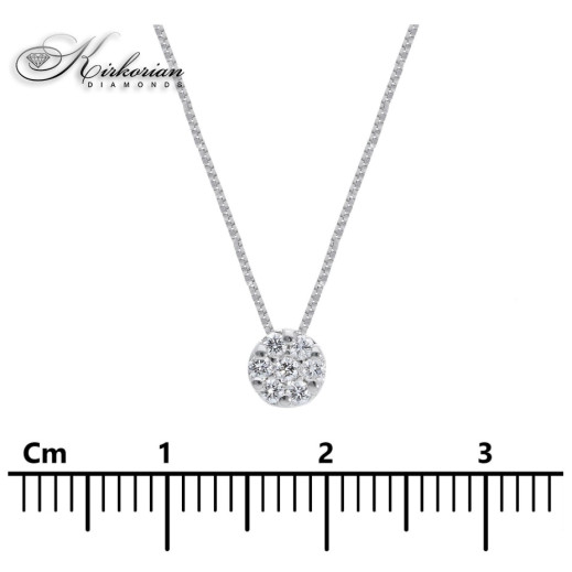 Нежно колие от бяло злато 18k с диаманти 0.10ct – елегантност във всеки детайл | S108766 Нежно колие от бяло злато 18k с диаманти 0.10ct – елегантност във всеки детайл | S108766