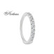 Eternity пръстен от бяло злато 18k с диаманти 0.27ct KD сертификат
