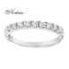 Eternity пръстен от бяло злато 18k с диаманти 0.27ct KD сертификат