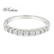 Eternity пръстен от бяло злато 18k с диаманти 0.27ct KD сертификат